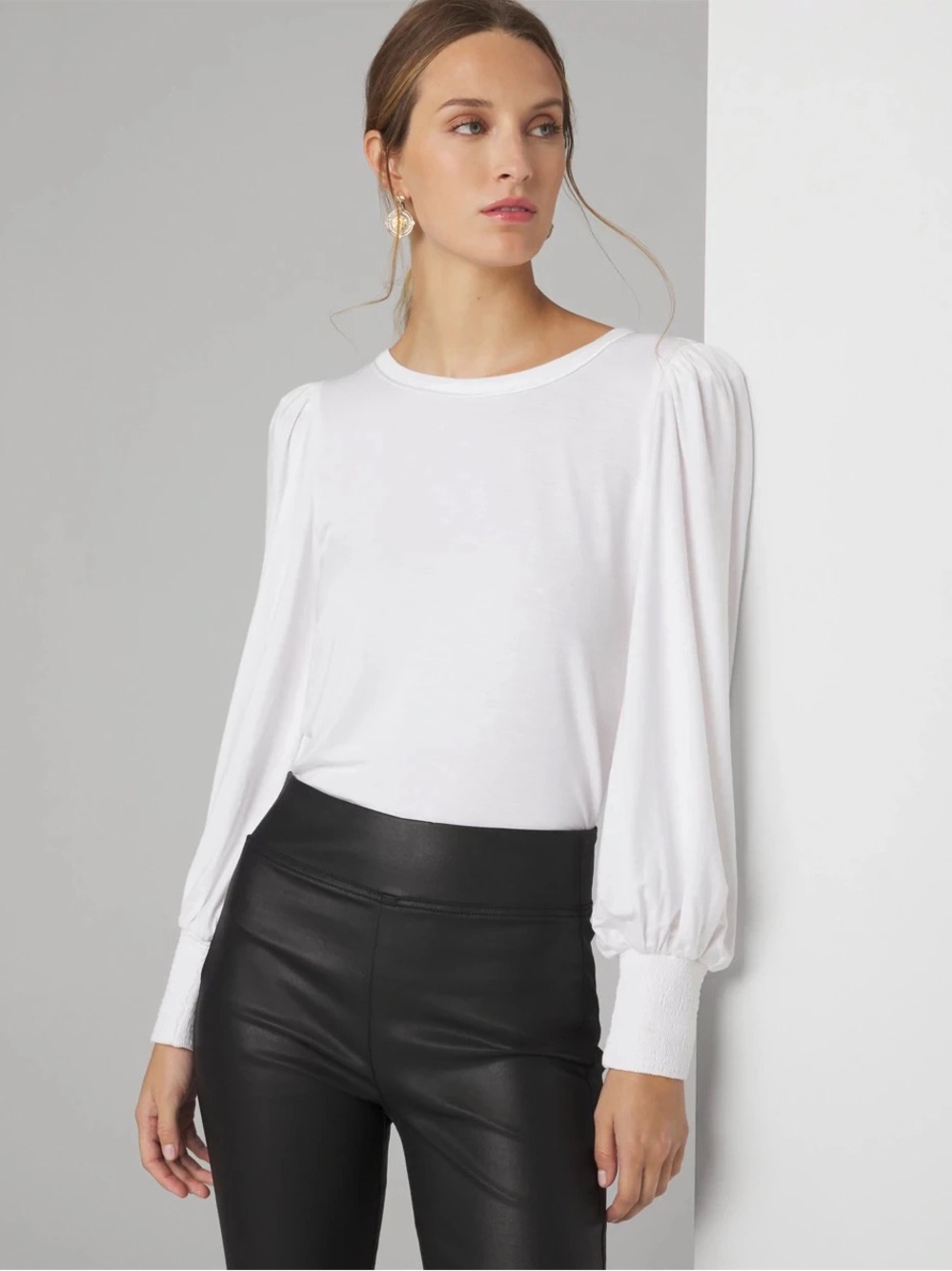 The Range Blouson Balloon Sleeve Top